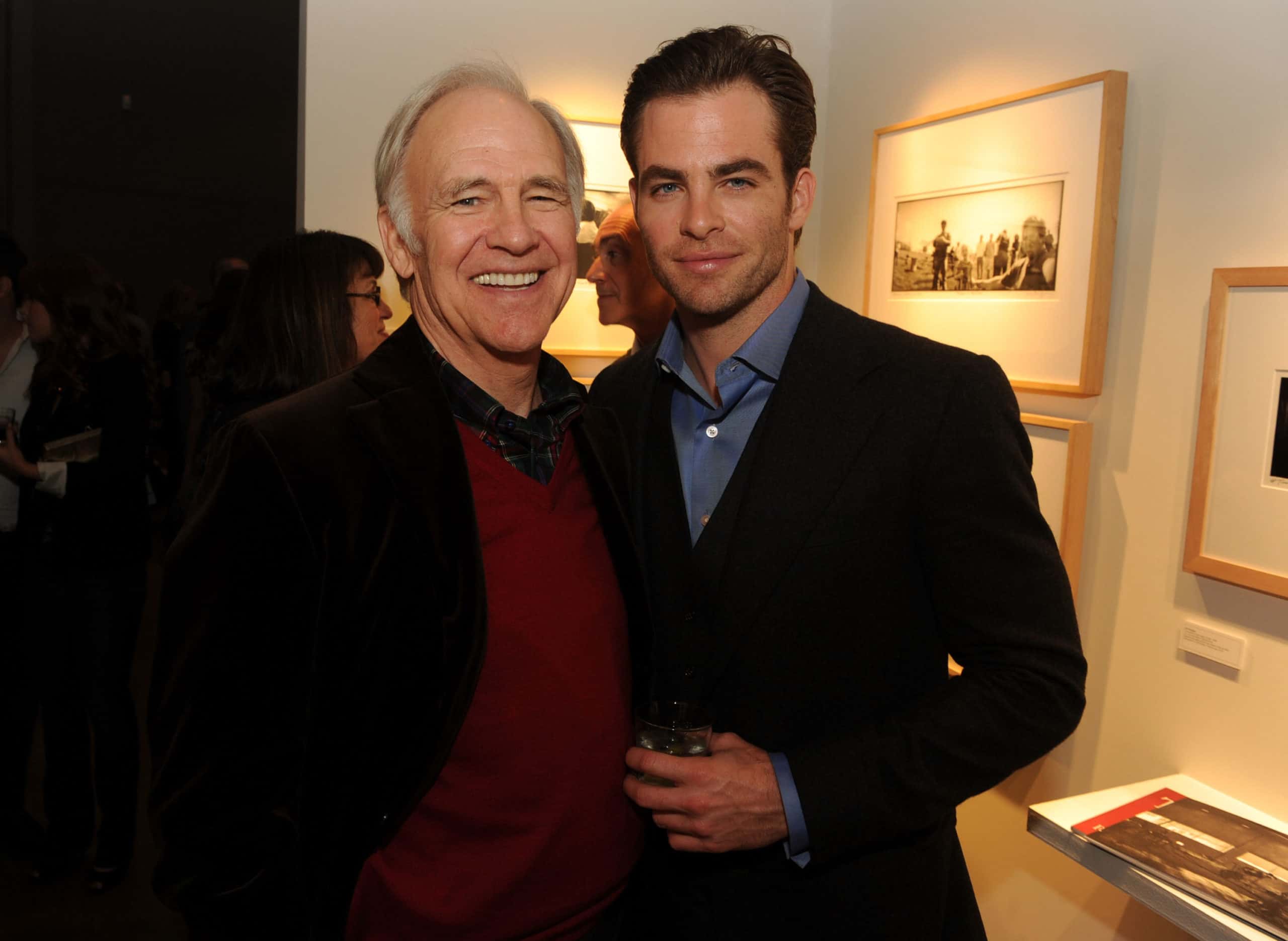 Actors Robert Pine and Chris Pine attend The Hollywood Reporter's Annual Next Generation Reception