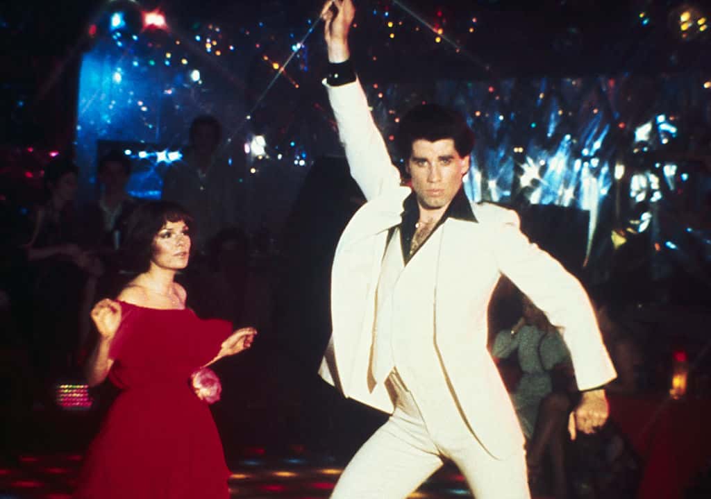 John Travolta dancing with Karen Gorney