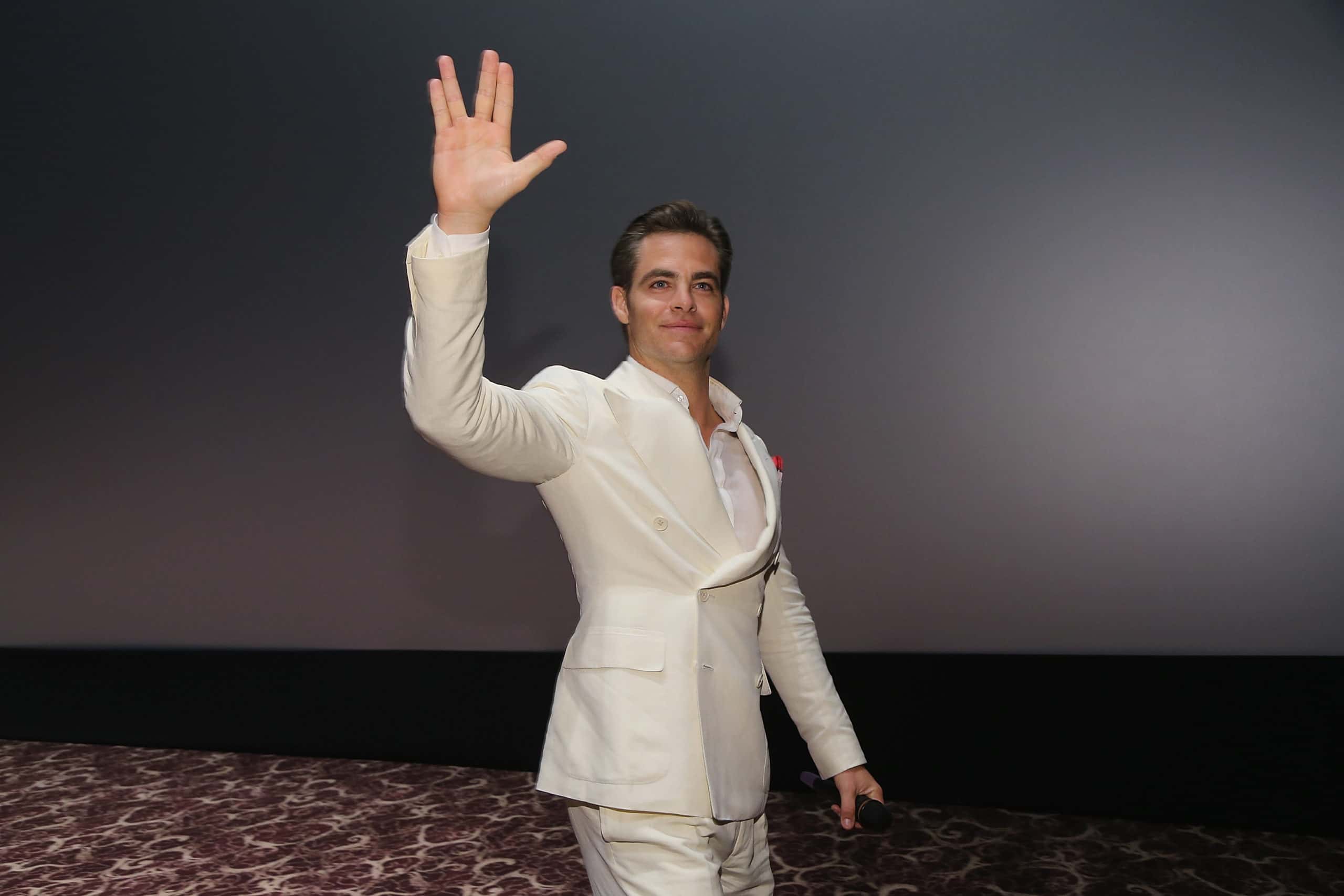 Actor Chris Pine attends the Fan Screening
