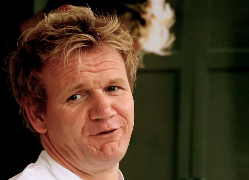Gordon Ramsey in a uniform