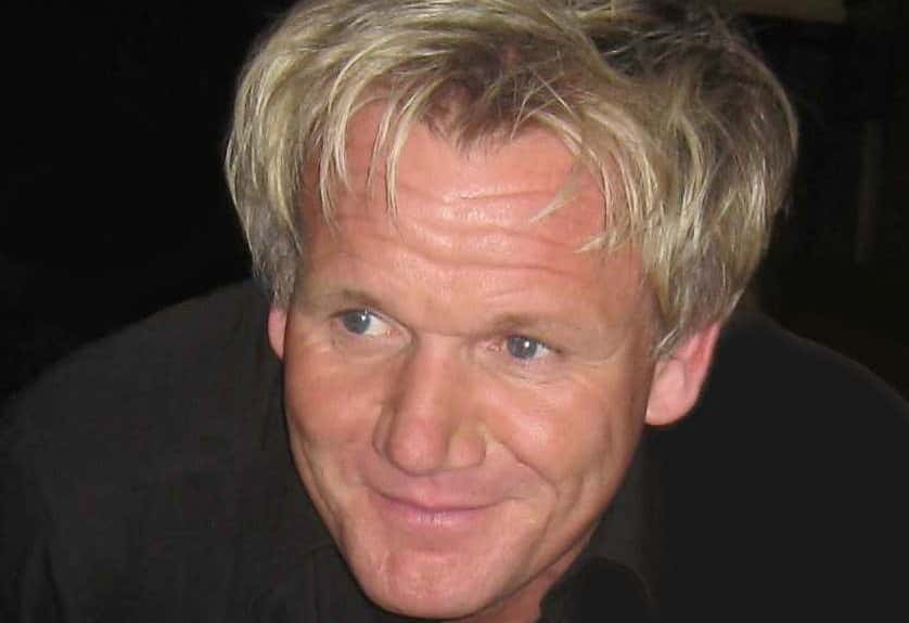 Gordon Ramsey in a black shirt