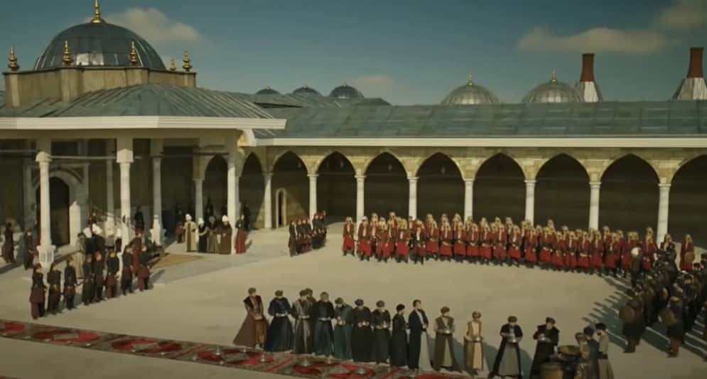 A screenshot of the TV Show Magnificent Century: Kosem