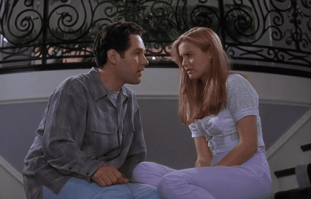 A visually captivating still taken from a pivotal moment in the film Clueless (1995)