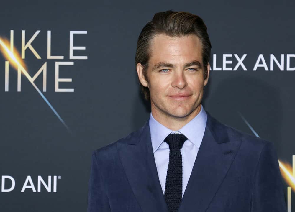 Chris Pine at the Los Angeles premiere of 'A Wrinkle In Time'