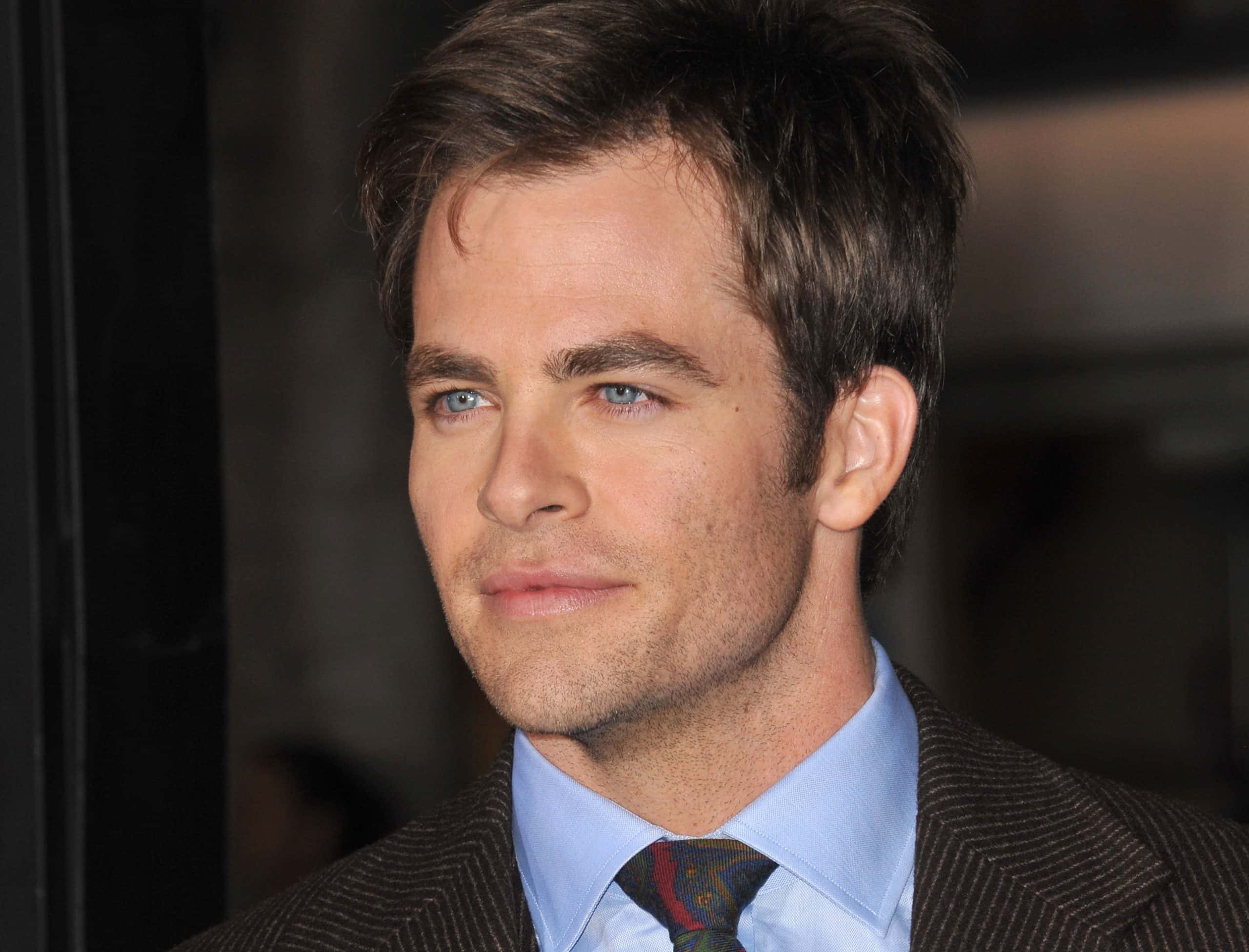 Chris Pine at the world premiere of his new movie