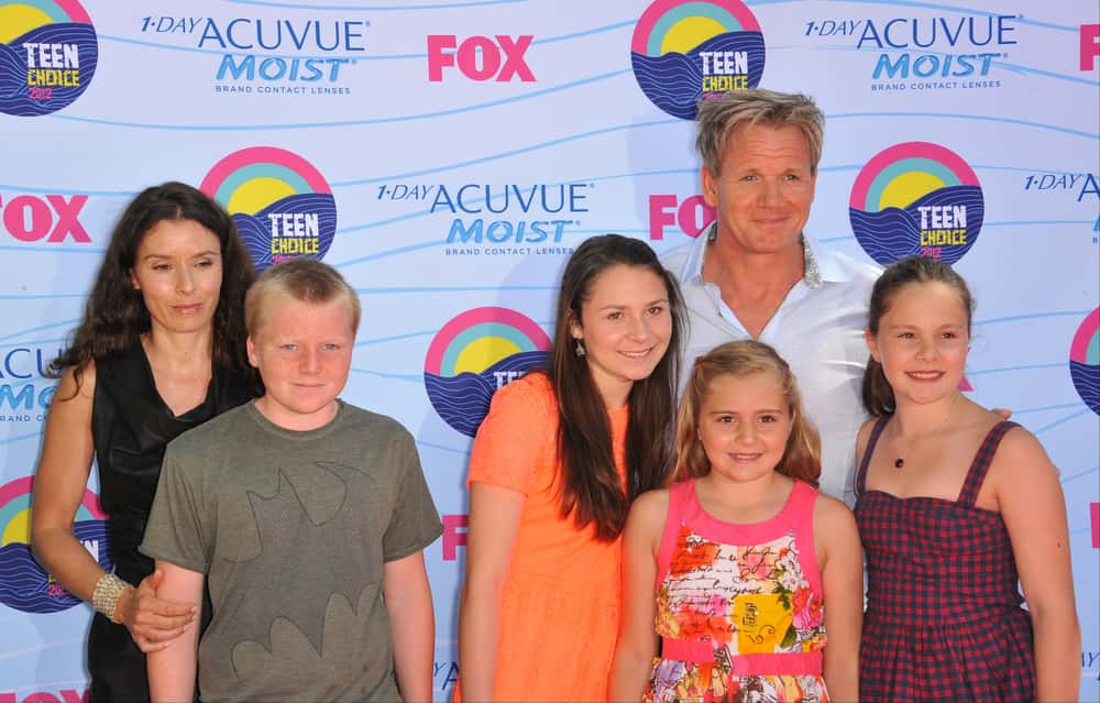 Gordon Ramsey with his family