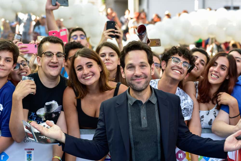 Portrait Photo of Paul Rudd at Giffoni Film Festival 2018