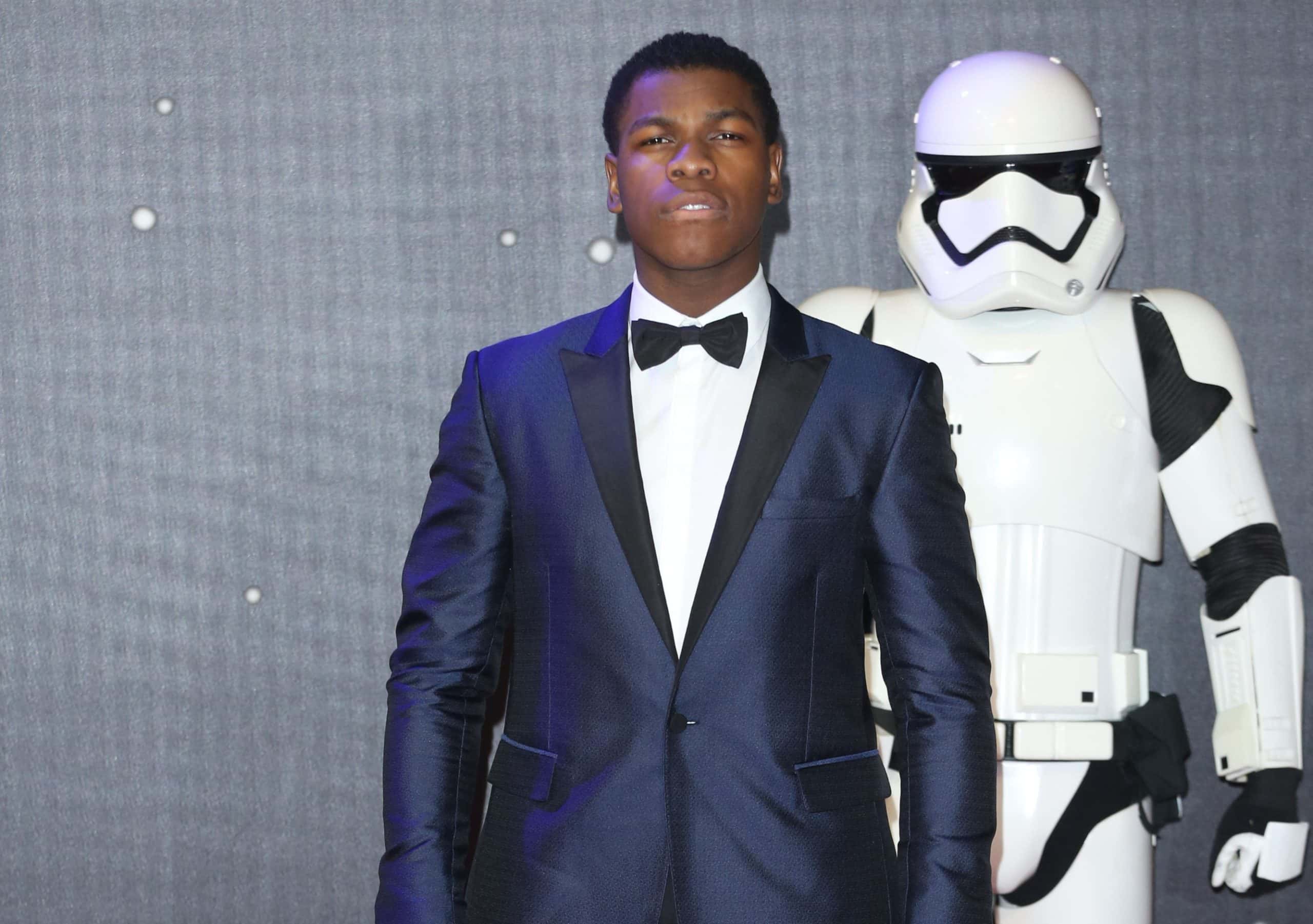 John Boyega at the European premiere of 