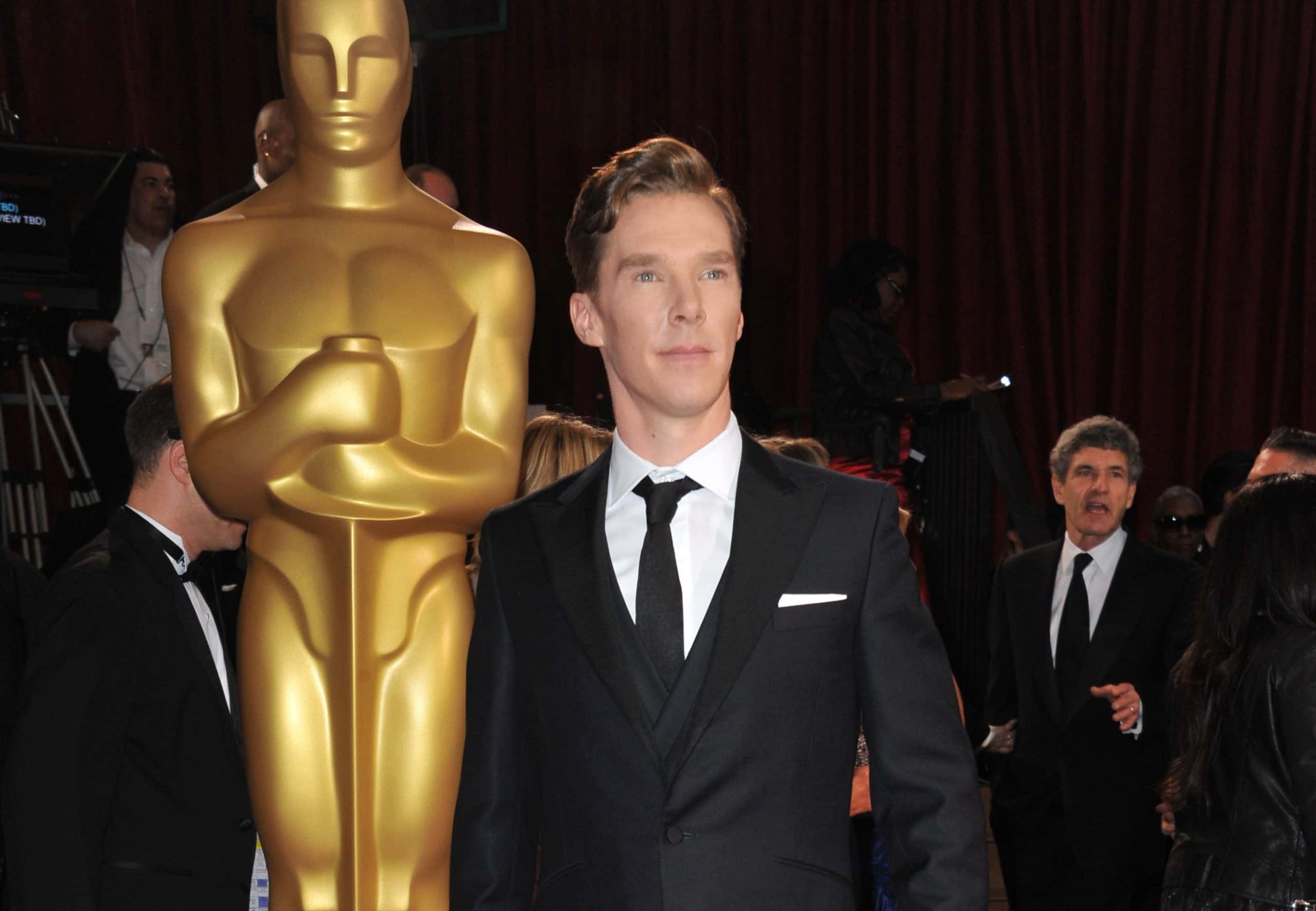 Benedict Cumberbatch in suit at oscars 