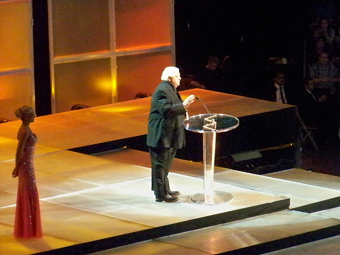Dusty Rhodes at WWE Hall of Fame in 2009.