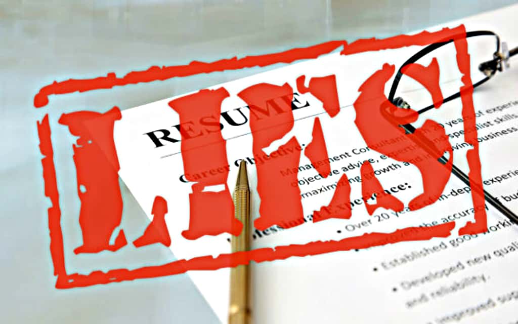 Worst Thing on a Resume facts