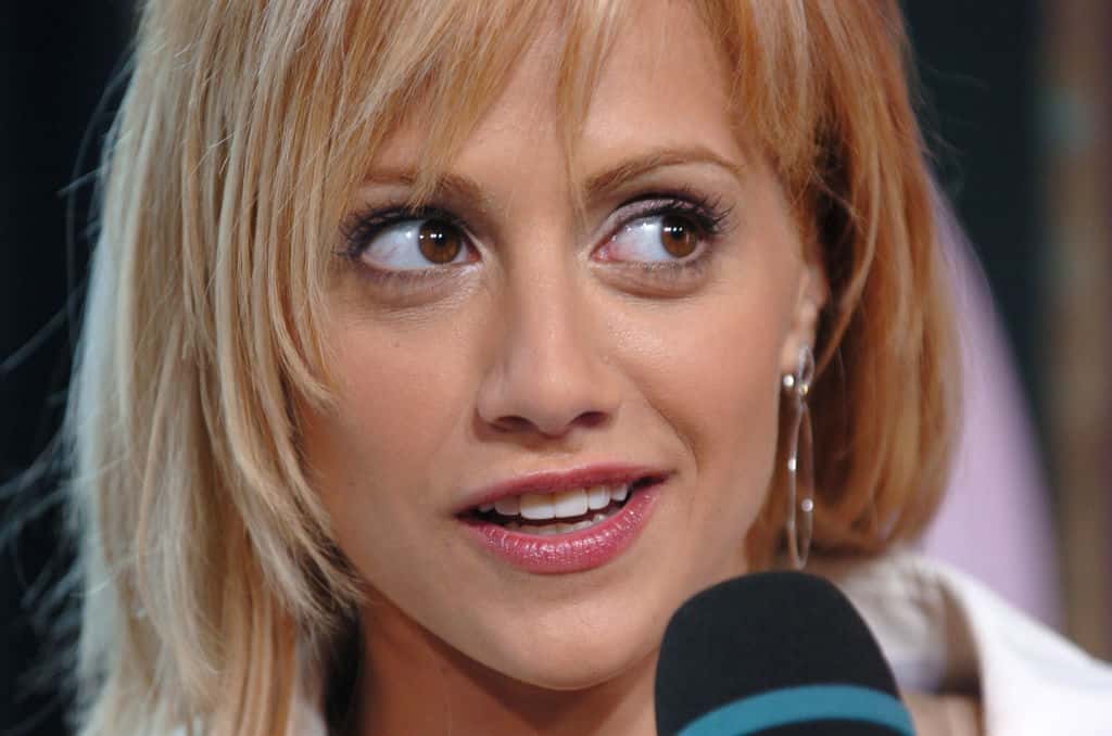 Brittany Murphy during Brittany Murphy Visits MTVs 