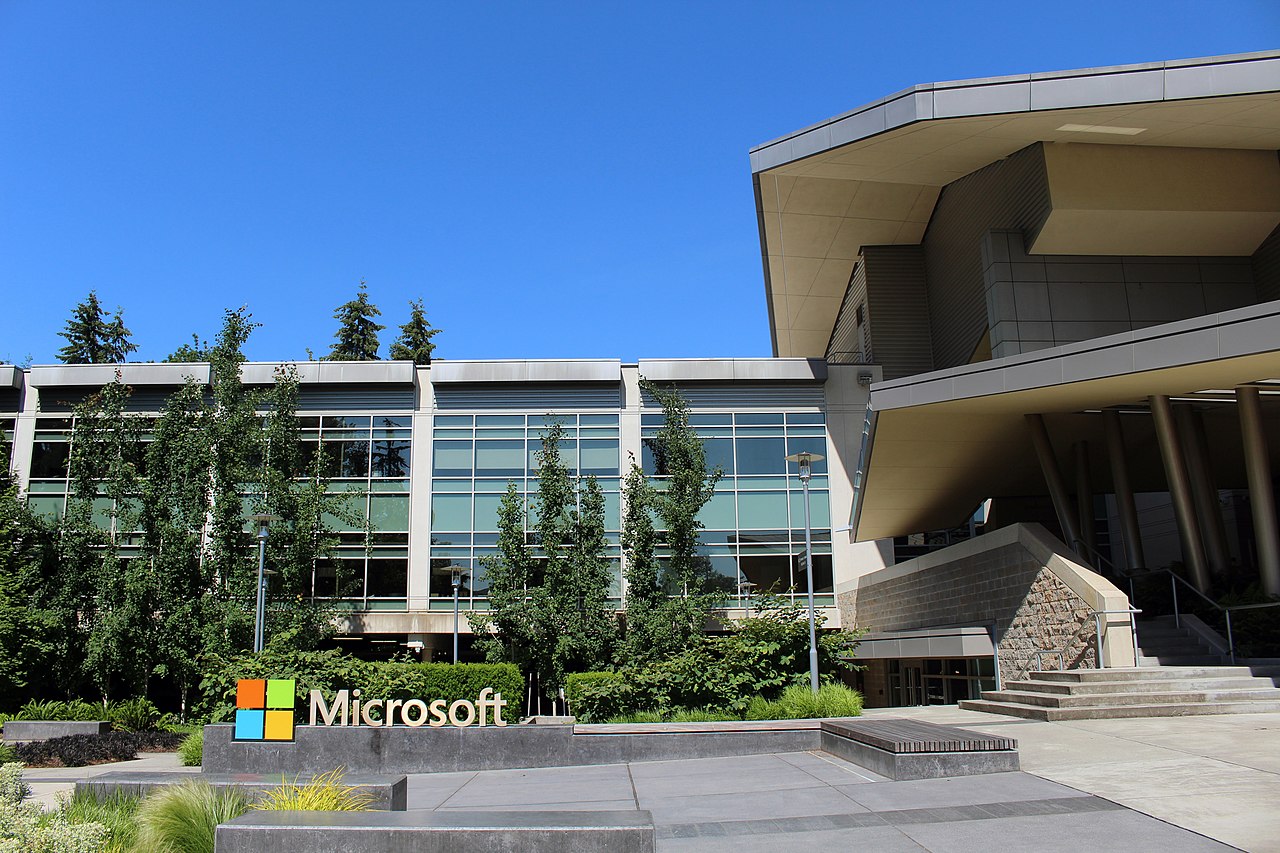 Building 92 at Microsoft Corporation headquarters in Redmond, Washington.