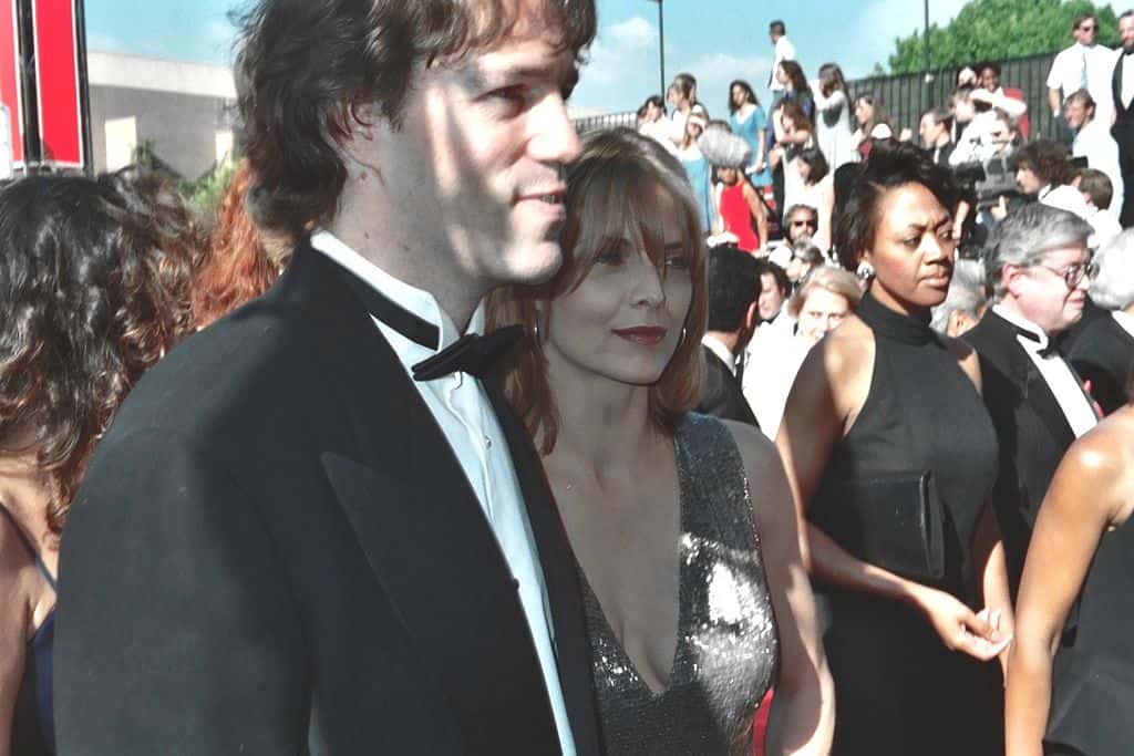 Portrait Photo of David E. Kelley and Michelle Pfeiffer from 1994