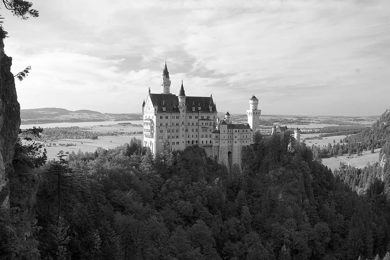 The famous Neuschwanstein castle 