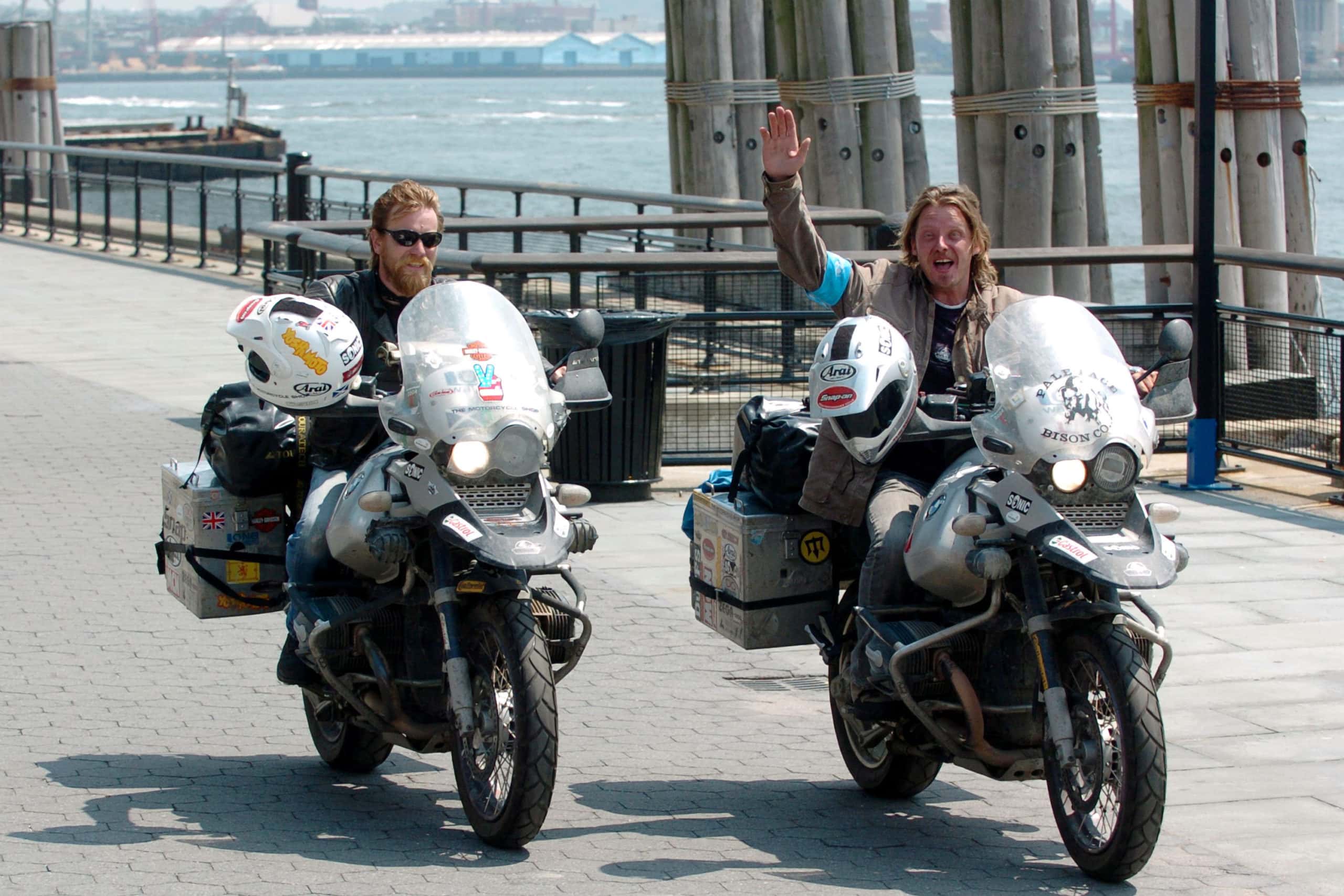 Ewan McGregor and Charley Boorman Complete their Epic 20,000 Mile Motorbike Journey for Bravo