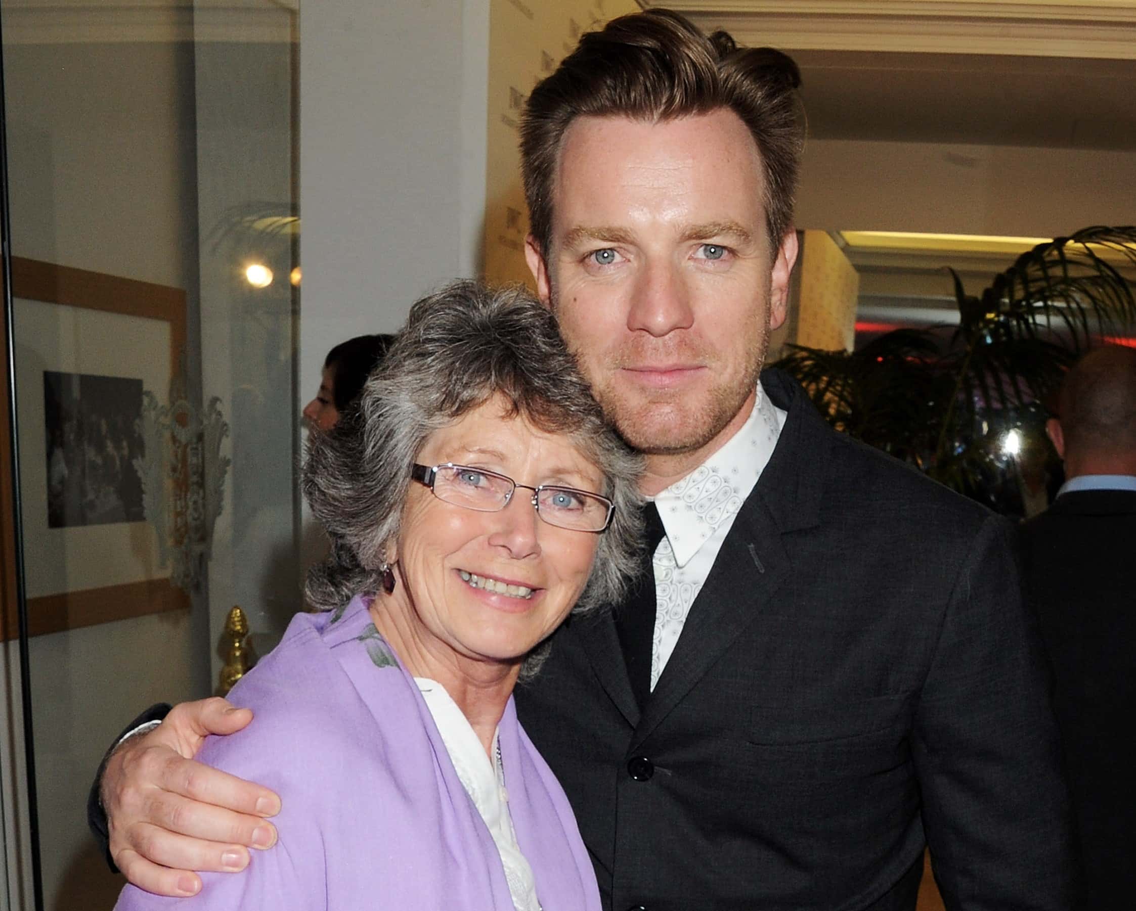Ewan McGregor and his mother Carol attends the IWC and Finch's Quarterly Review Annual Filmmakers Dinner