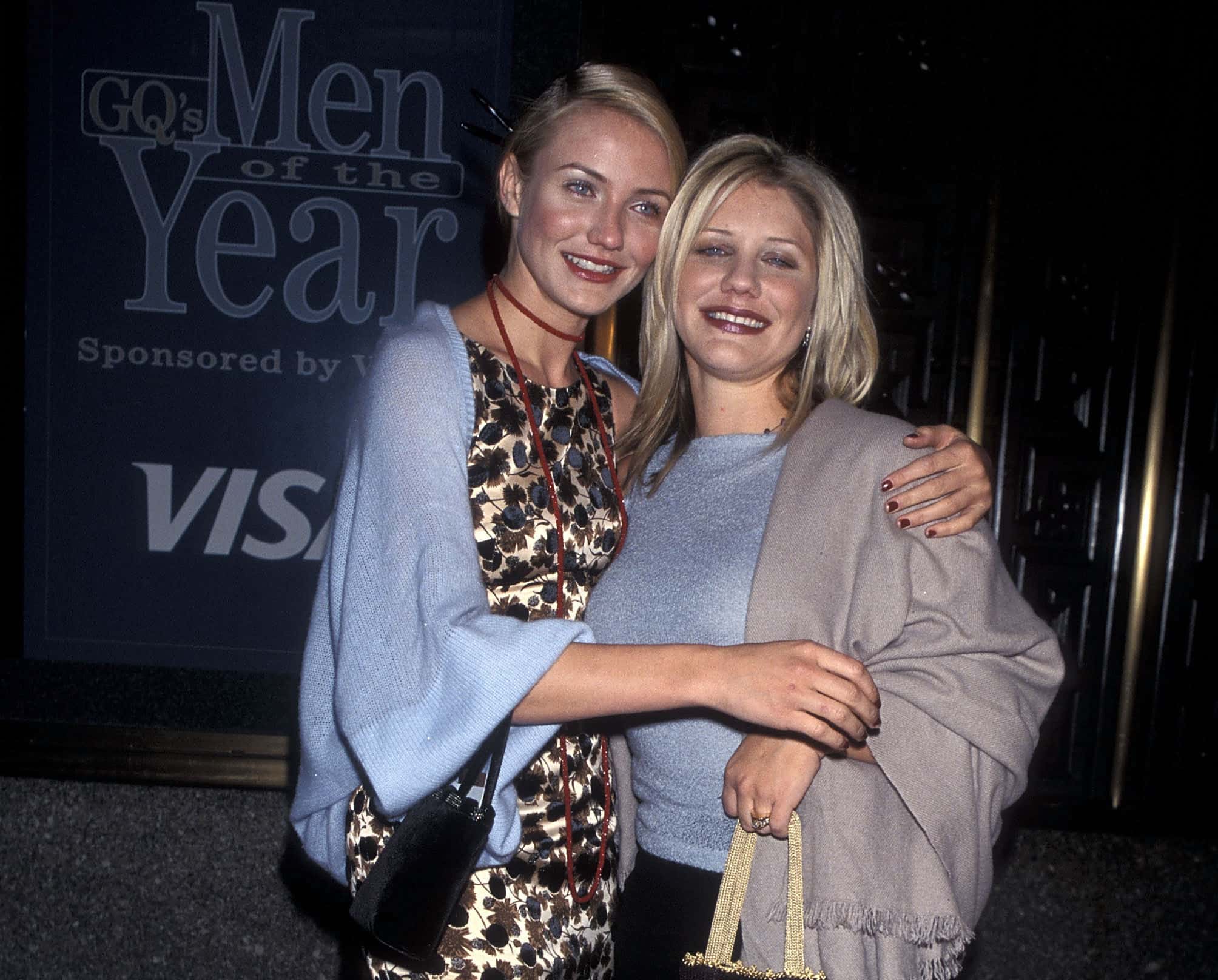 Actress Cameron Diaz and sister Chimene Diaz
