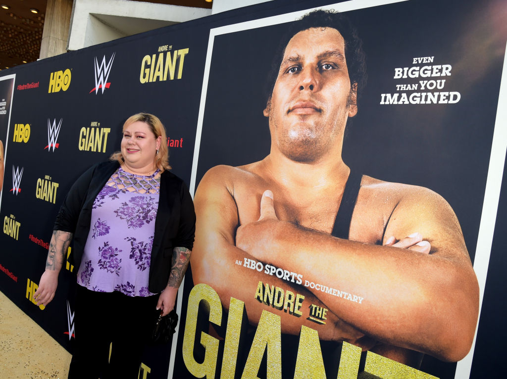 Andre The Giant's daughter by image of her father 