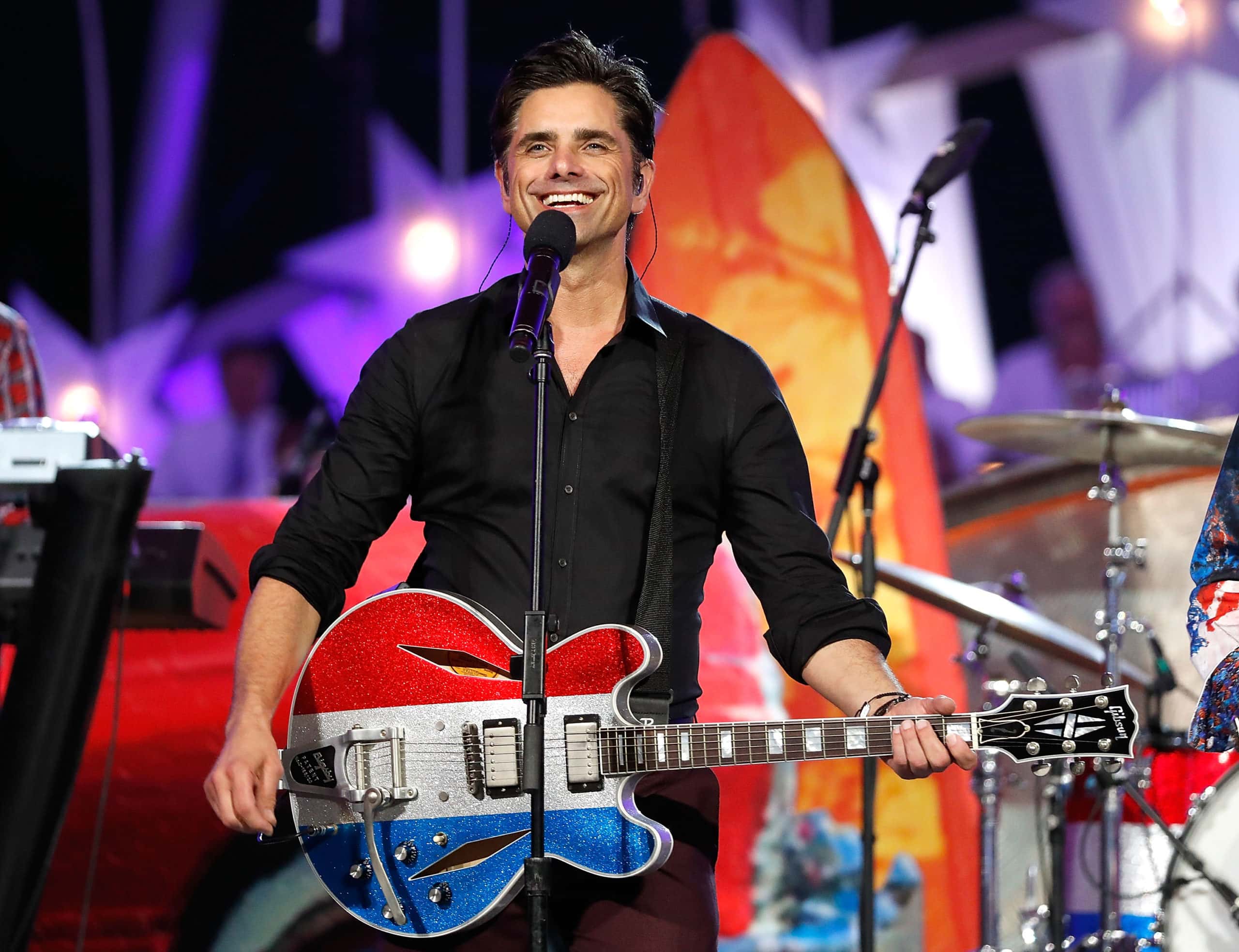 John Stamos performs with The Beach Boys at the 2018 A Capitol Fourth Concert