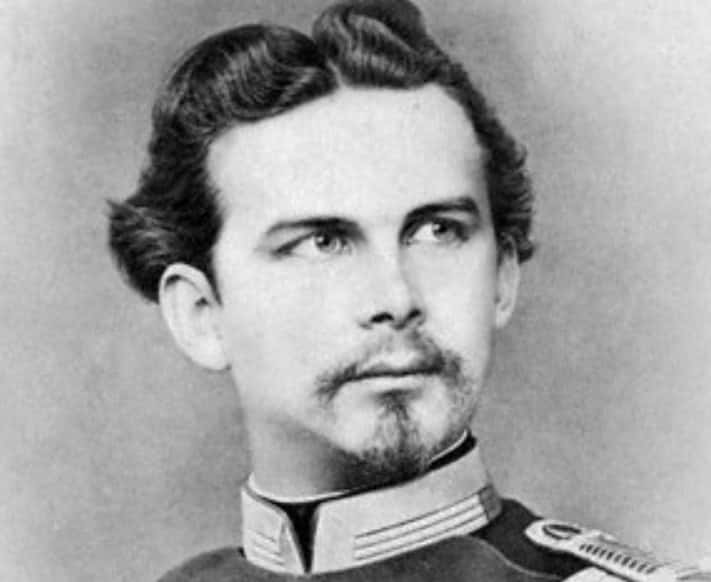 photograph of King Ludwig II of Bavaria in uniform