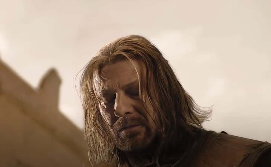 Sean Bean as Ned Stark in Game of Thrones