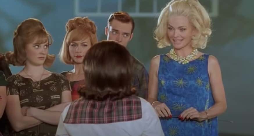 A visually captivating still taken from a pivotal moment in the film Hairspray (2007)