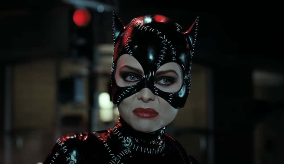 A visually captivating still taken from a pivotal moment in the film Batman Returns (1992)