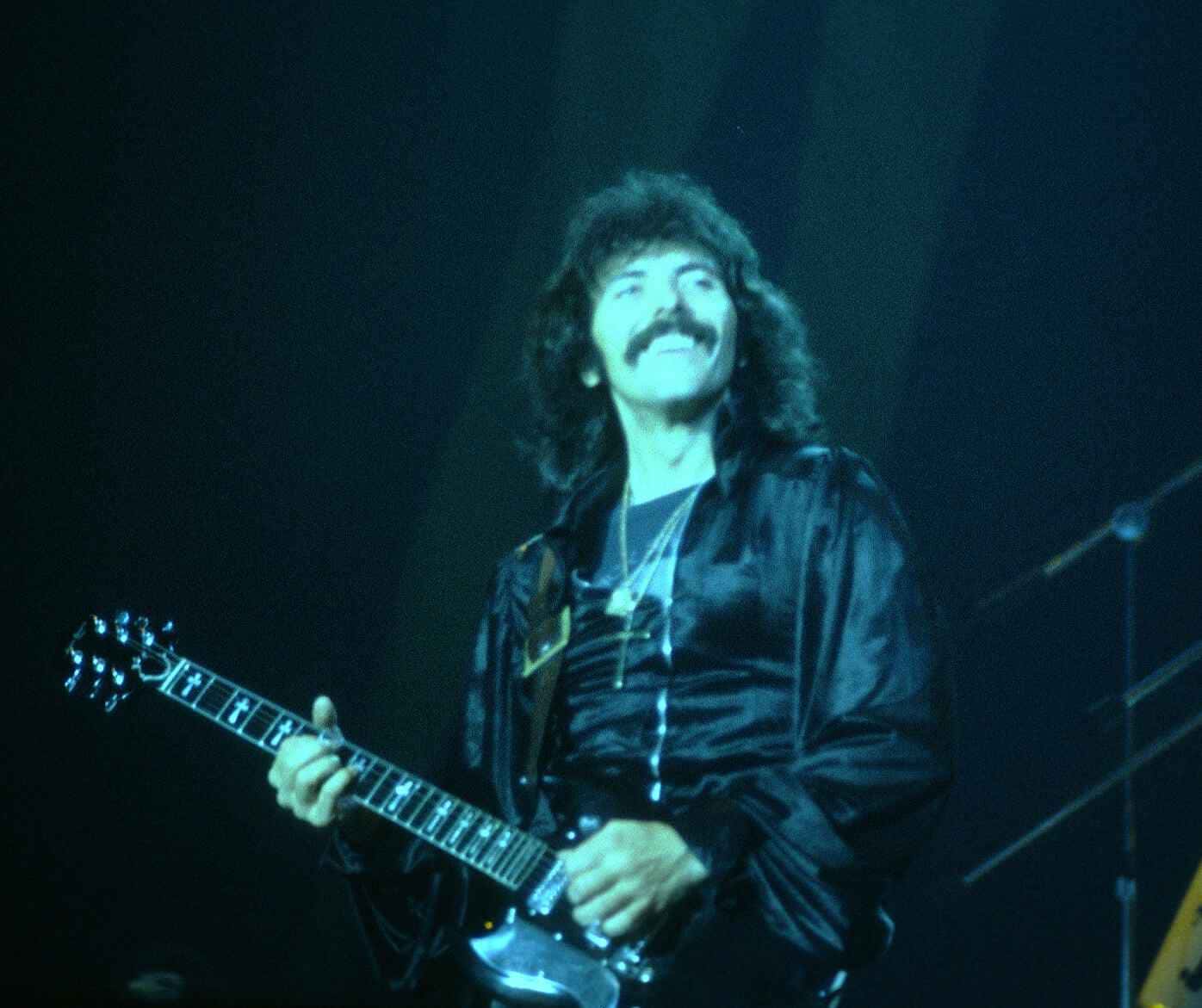 Tony Iommi performing