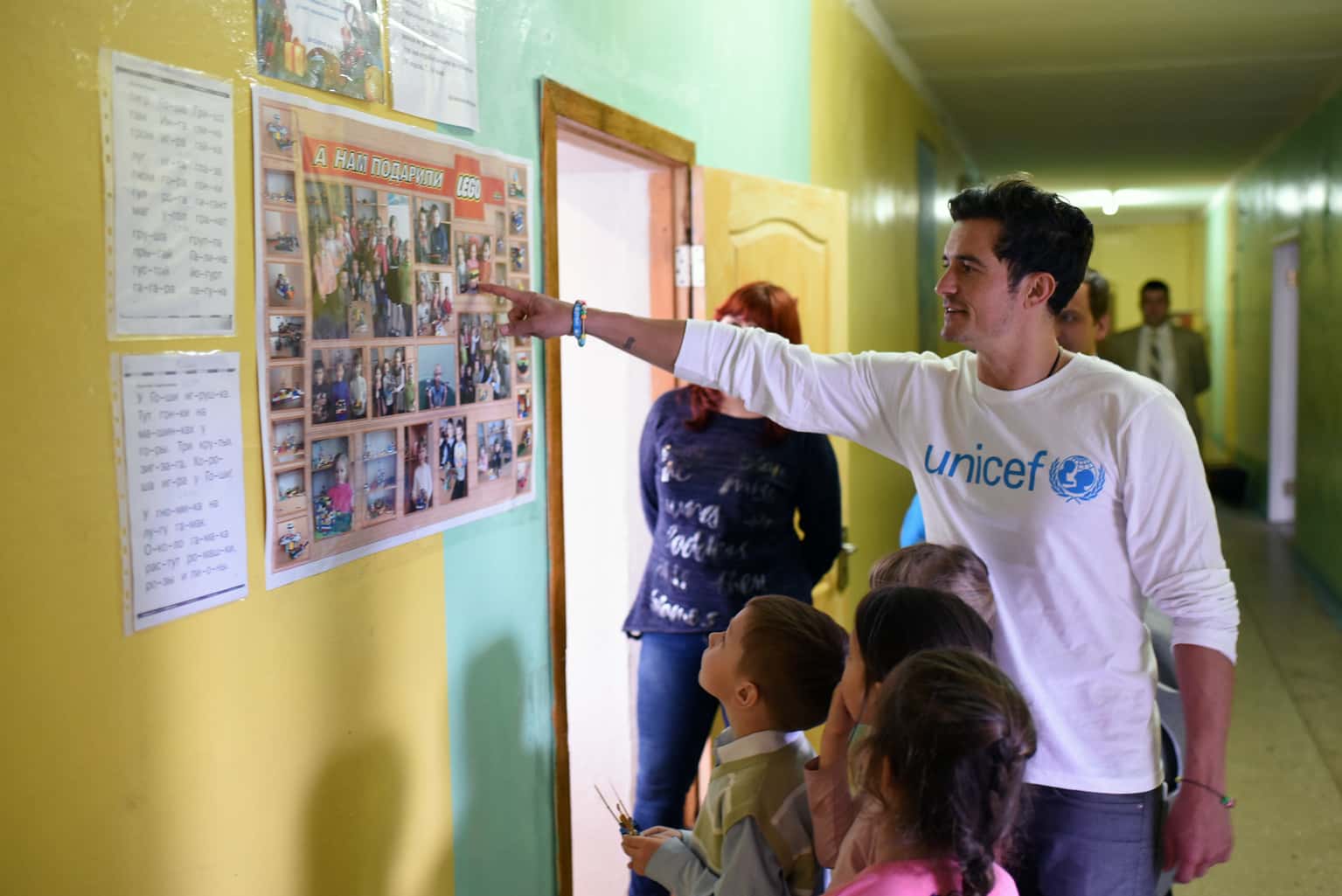 UNICEF Goodwill Ambassador Orlando Bloom