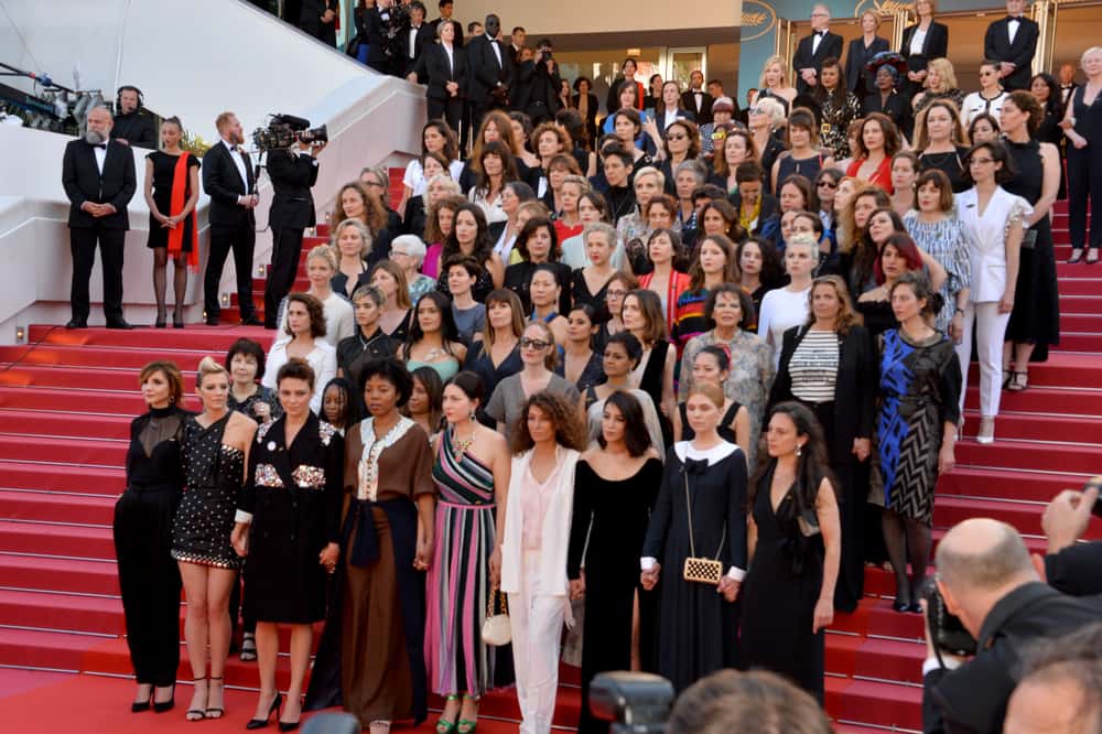 Women Filmmakers at the gala screening for "Girls of the Sun" in Cannes, France