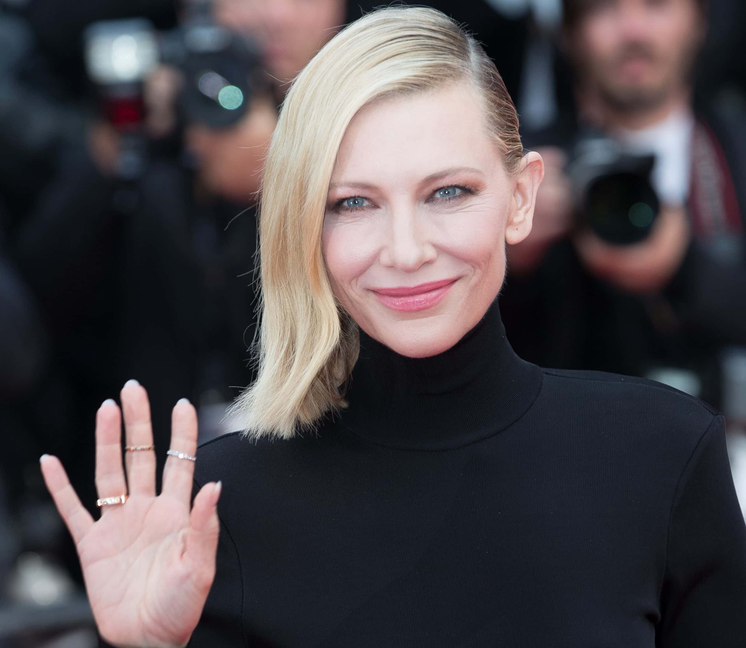 Cate Blanchett attends the screening of BlacKkKlansman during the 71st Cannes Film Festival at Palais des Festivals - 2018