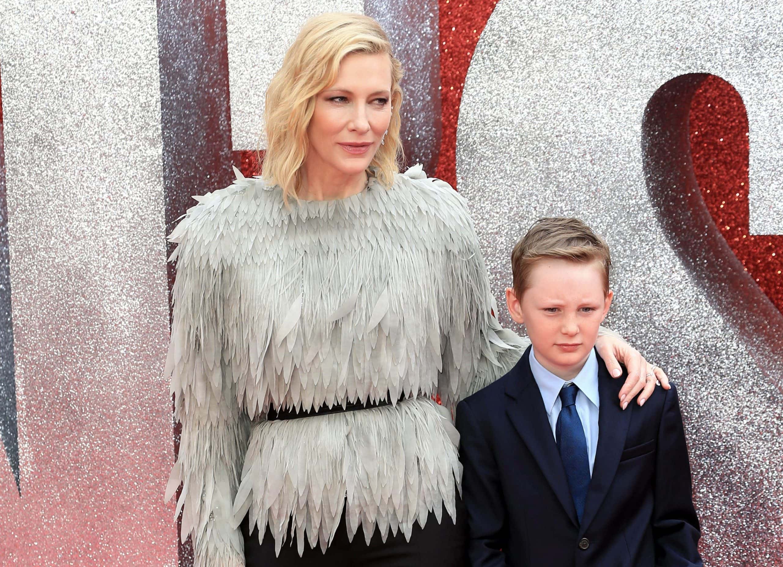 Cate Blanchett and Ignatius Martin Upton attend the 'Ocean's 8' UK Premiere