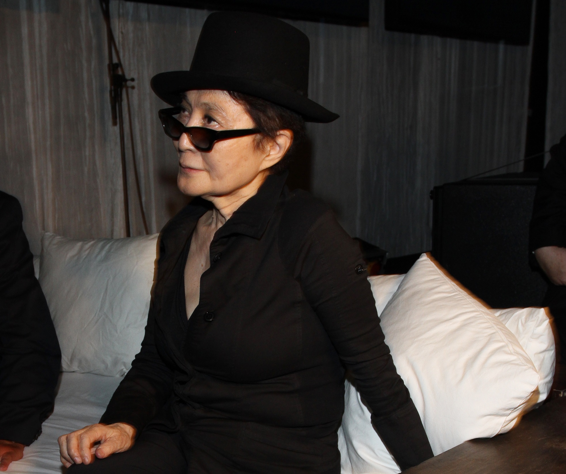 Yoko Ono attends the Montblanc John Lennon Edition Pen Launch Party