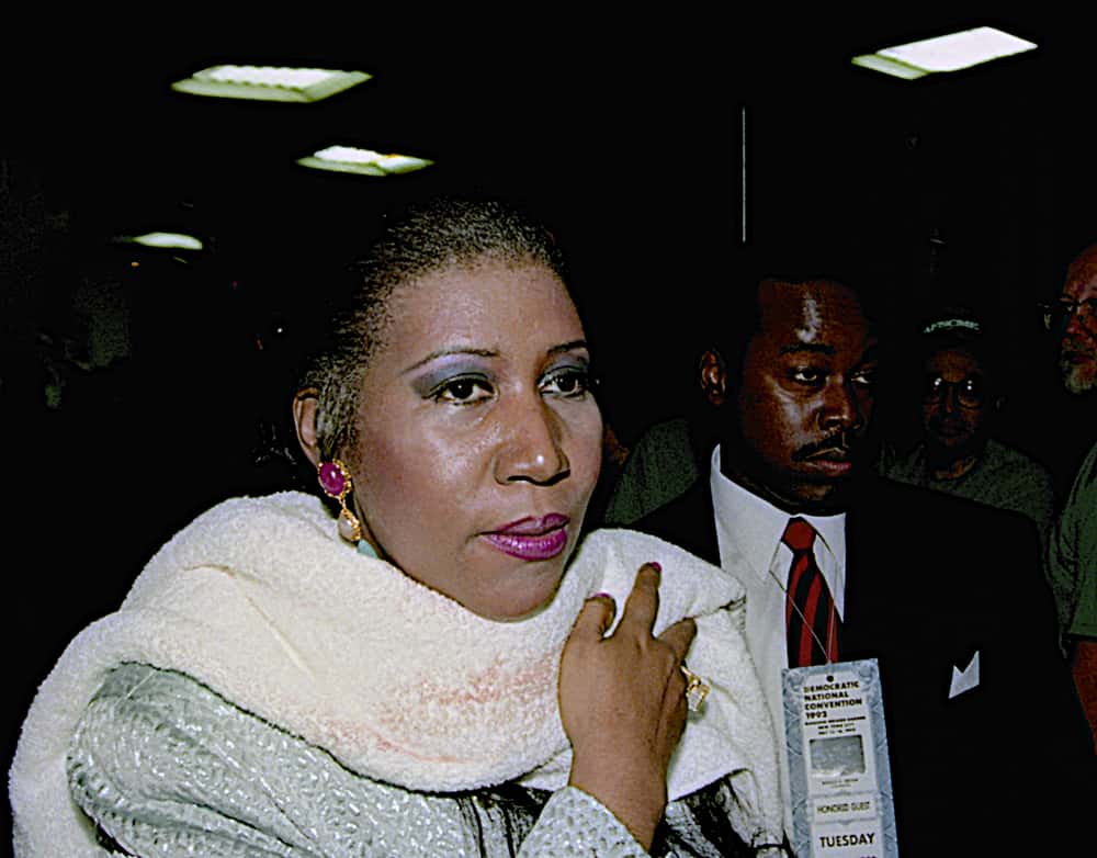 Aretha Franklin at the Democratic National Nominating Convention - 1992