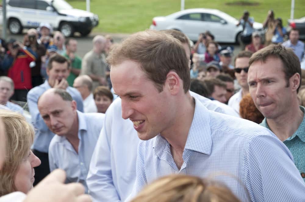 Prince William visits the 'Spirit of the Country' flood relief country music concert