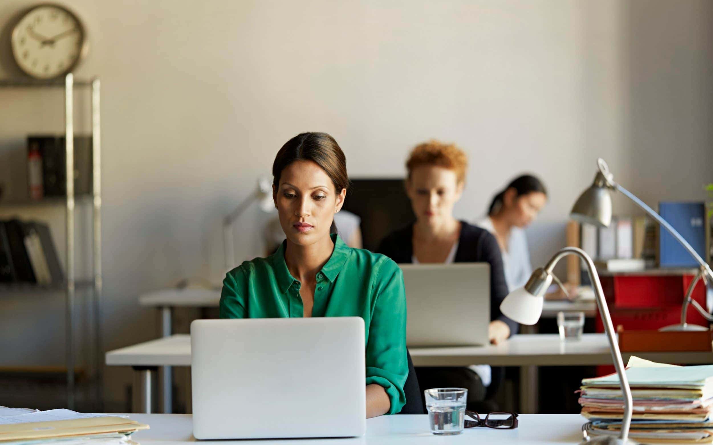 Three Young Business woman
