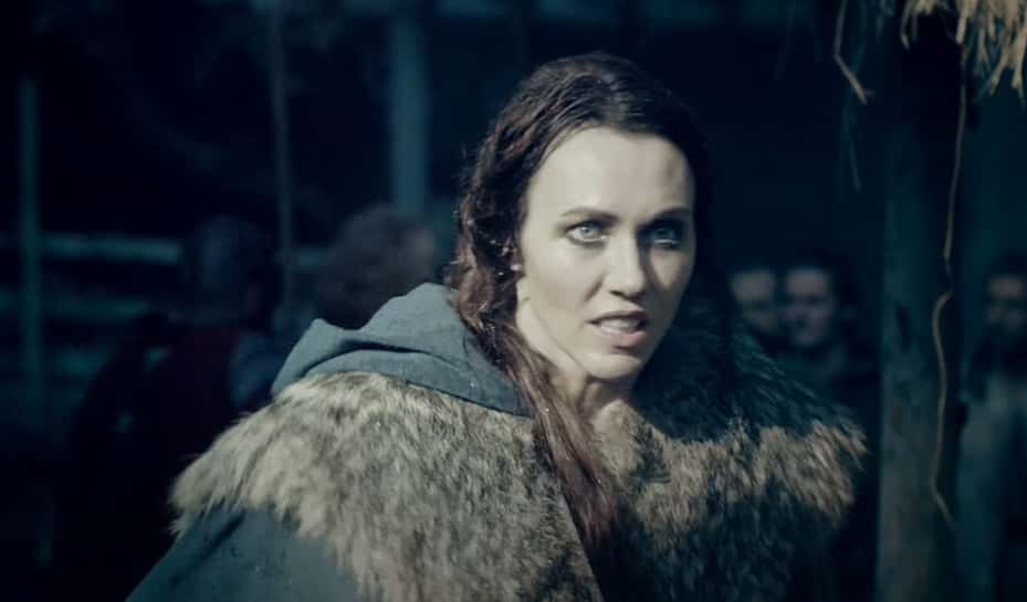 Boudica angry speaking to someone