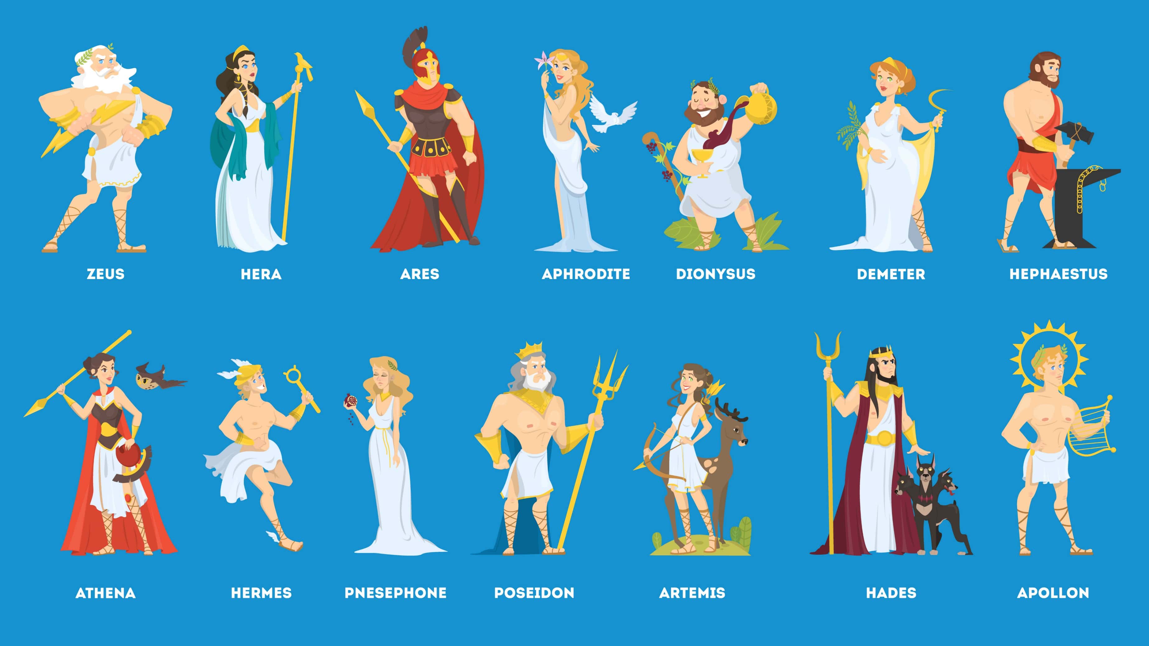 Greek Gods facts