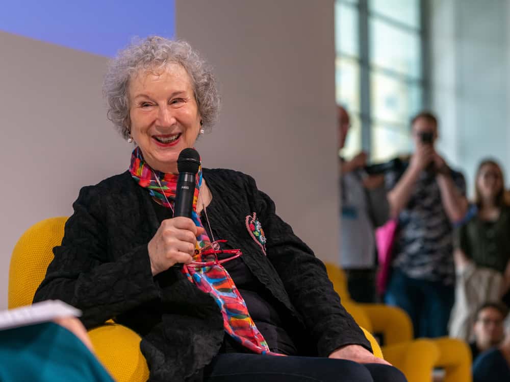 Margaret Atwood (*1939, Canadian writer) at 71st Frankfurt Book Fair