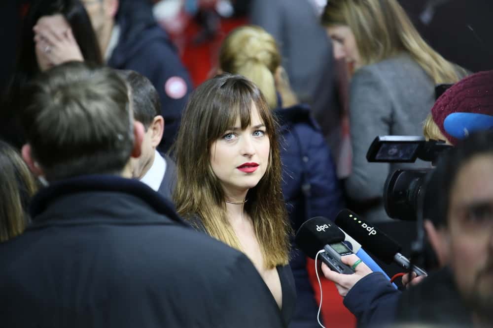 Dakota Johnson attends the 65th Berlinale Film Festival