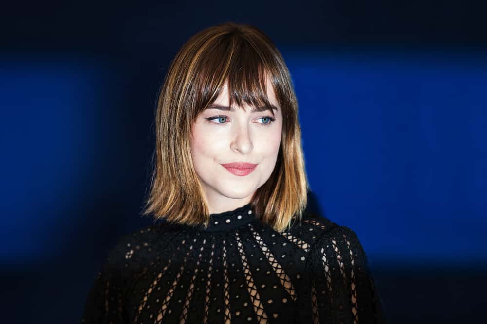 Actress Dakota Johnson attends the 72nd Venice Film Festival