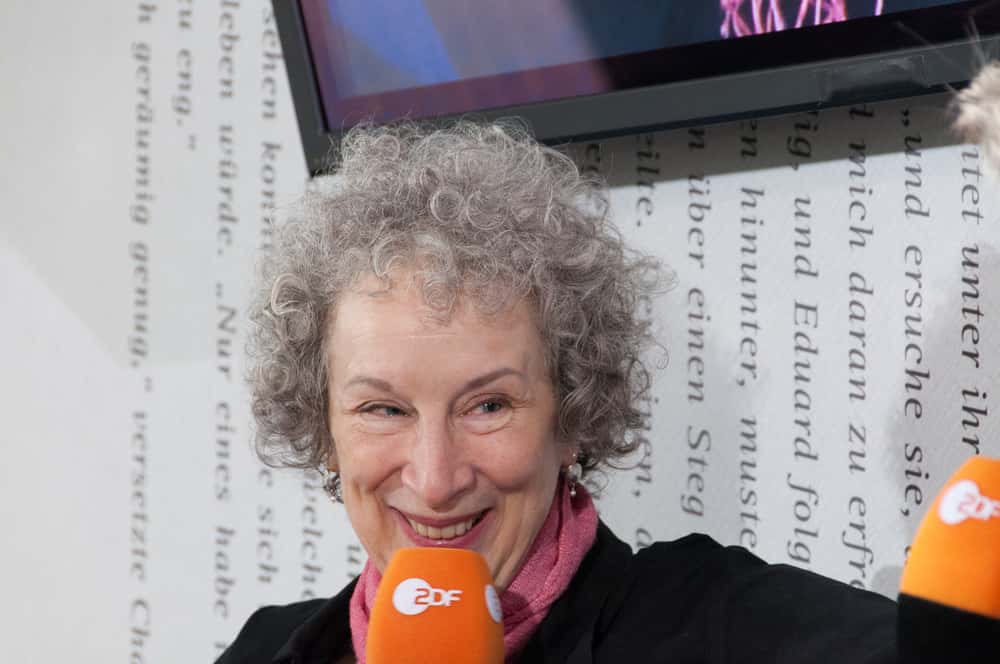 Margaret Atwood, author, at the Frankfurt Bookfair