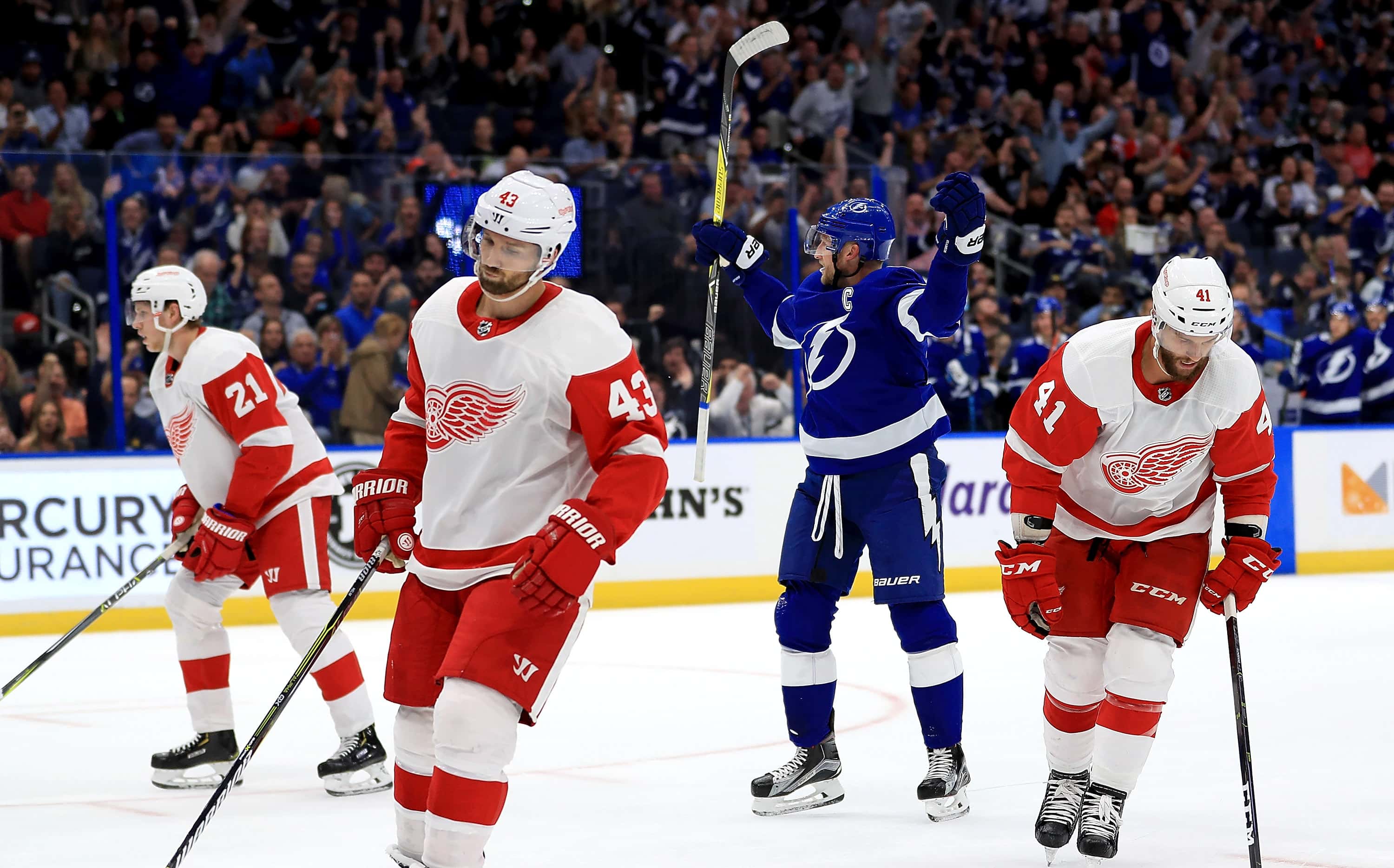 Detroit Red Wings v Tampa Bay Lightning.