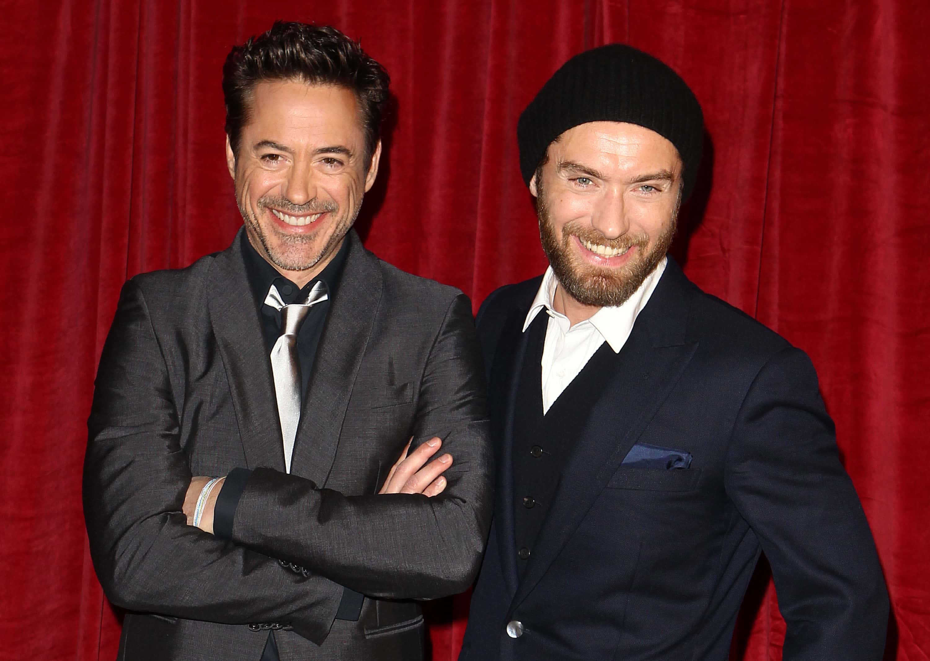 Robert Downey Jr and Jude Law attend UK film premiere of 'Sherlock Holmes: A Game Of Shadows'