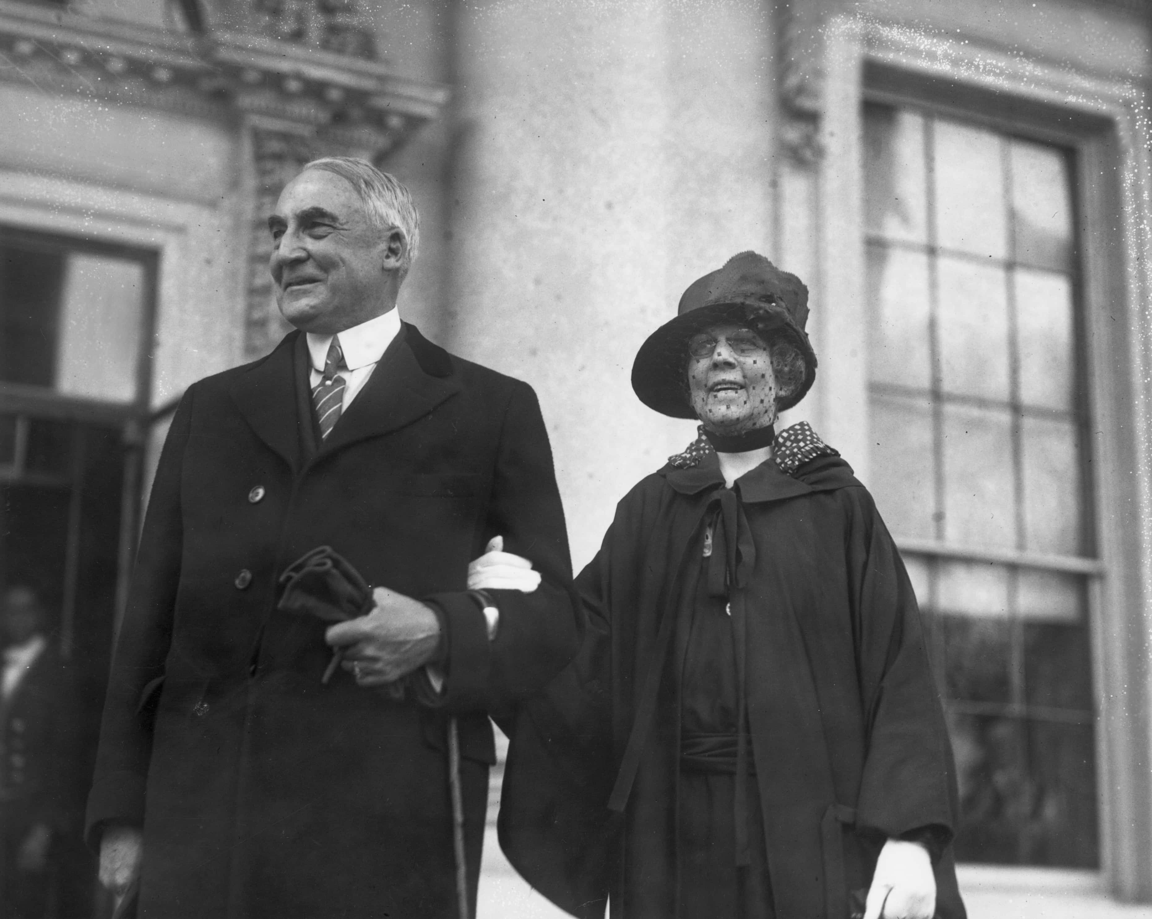 American president Warren G Harding.