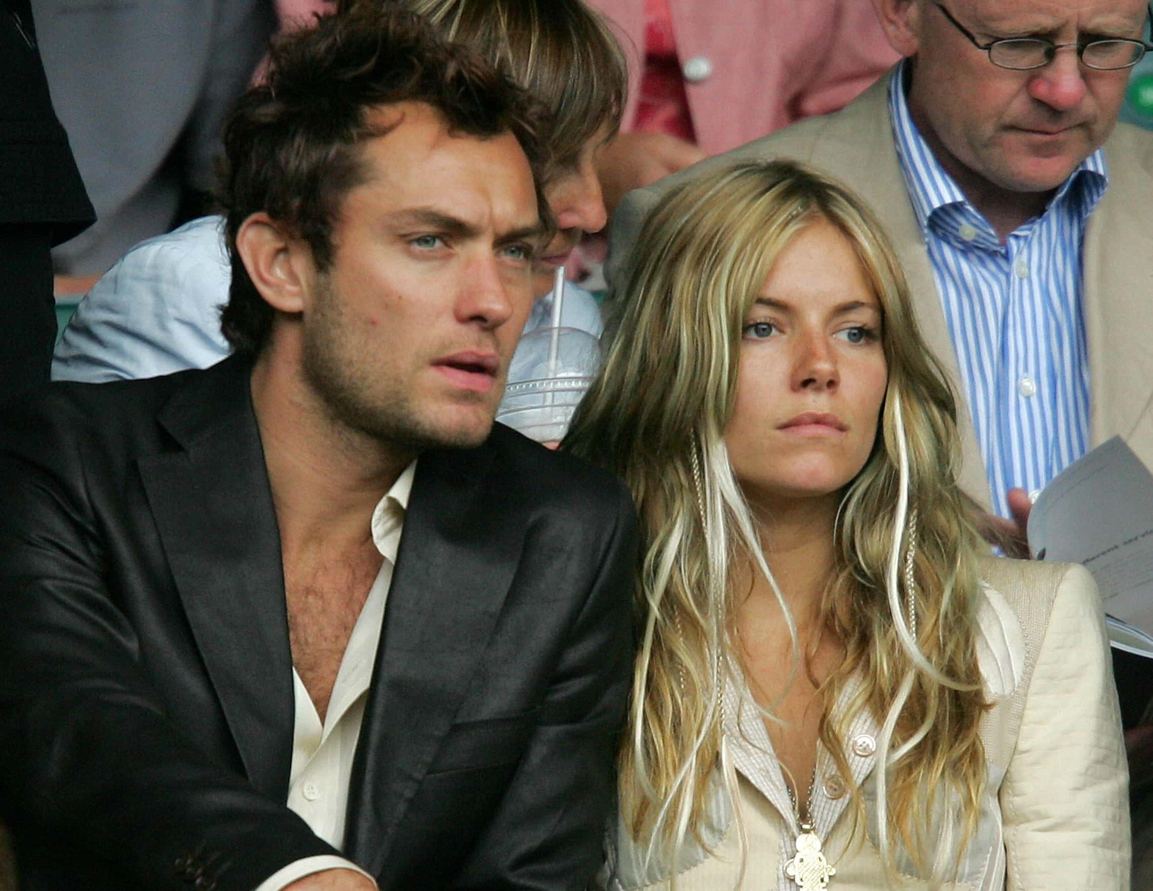 British actor Jude Law and Sienna Miller
