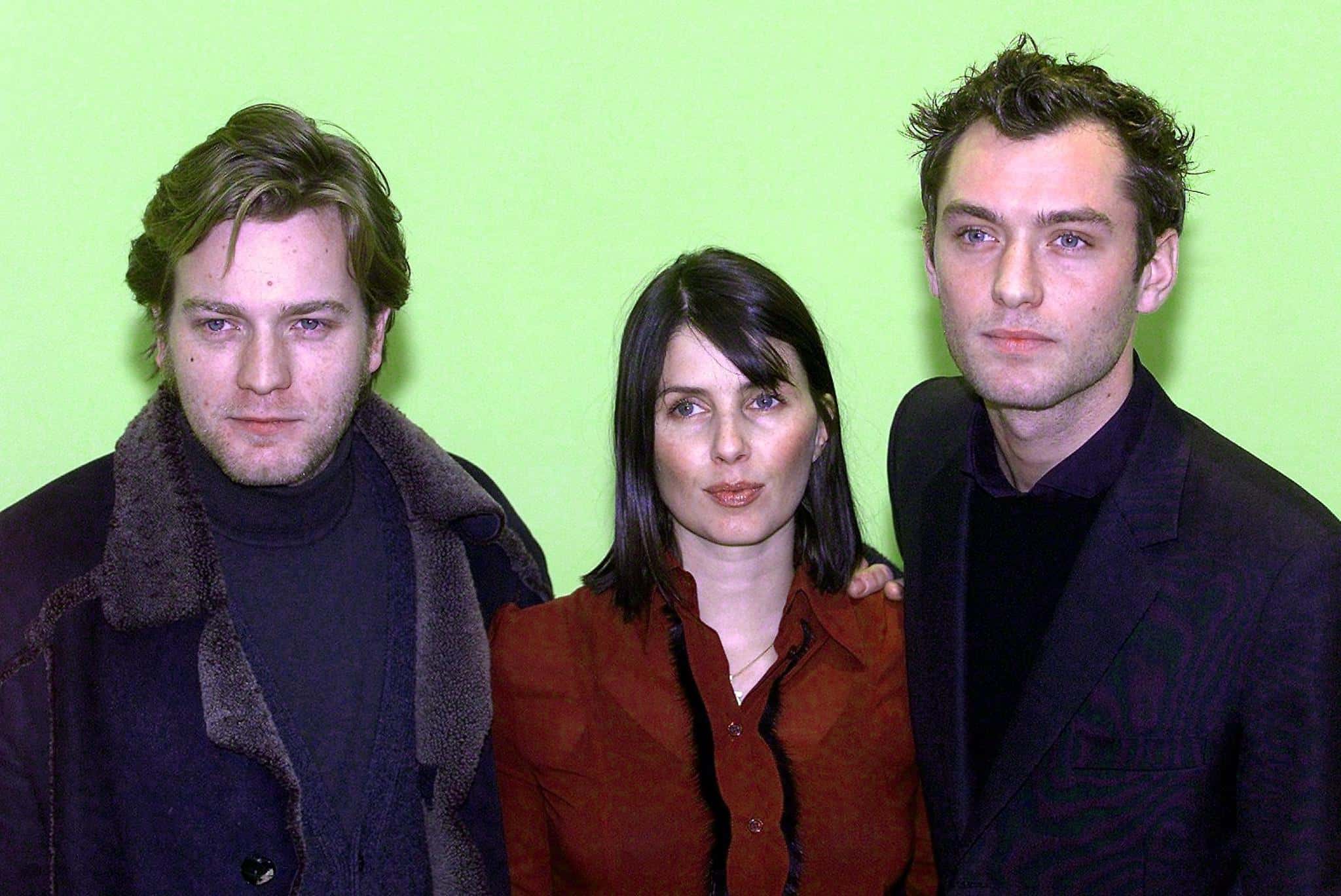 Ewan McGregor, Sadie Frost and Jude Law at the launch of Natural Nylon theatre company