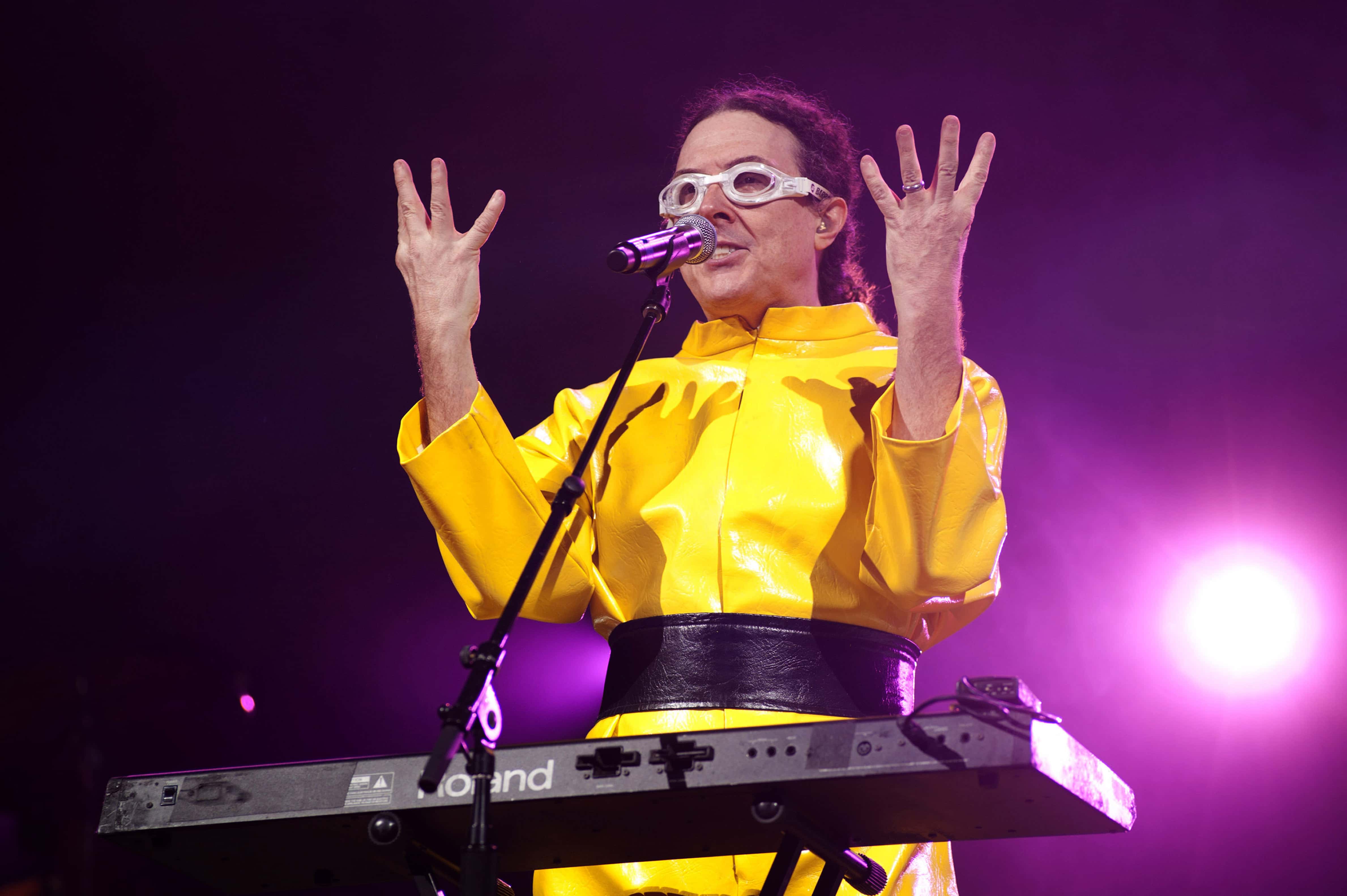 Weird Al Yankovic On Stage.