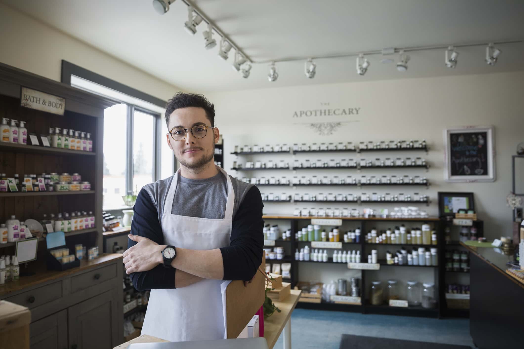 Apothecary shop owner.